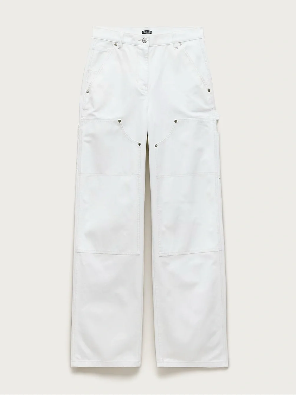 J CREW Painter pant in cotton canvas in White Size 23 NWT $158 CN734